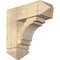 Ekena Millwork Merced Arts and Crafts Rough Sawn Bracket w/ Offset Brace, Douglas Fir, 8"W x 22"D x 22"H BKT0806X22X22MRC03RDF - alternate 1